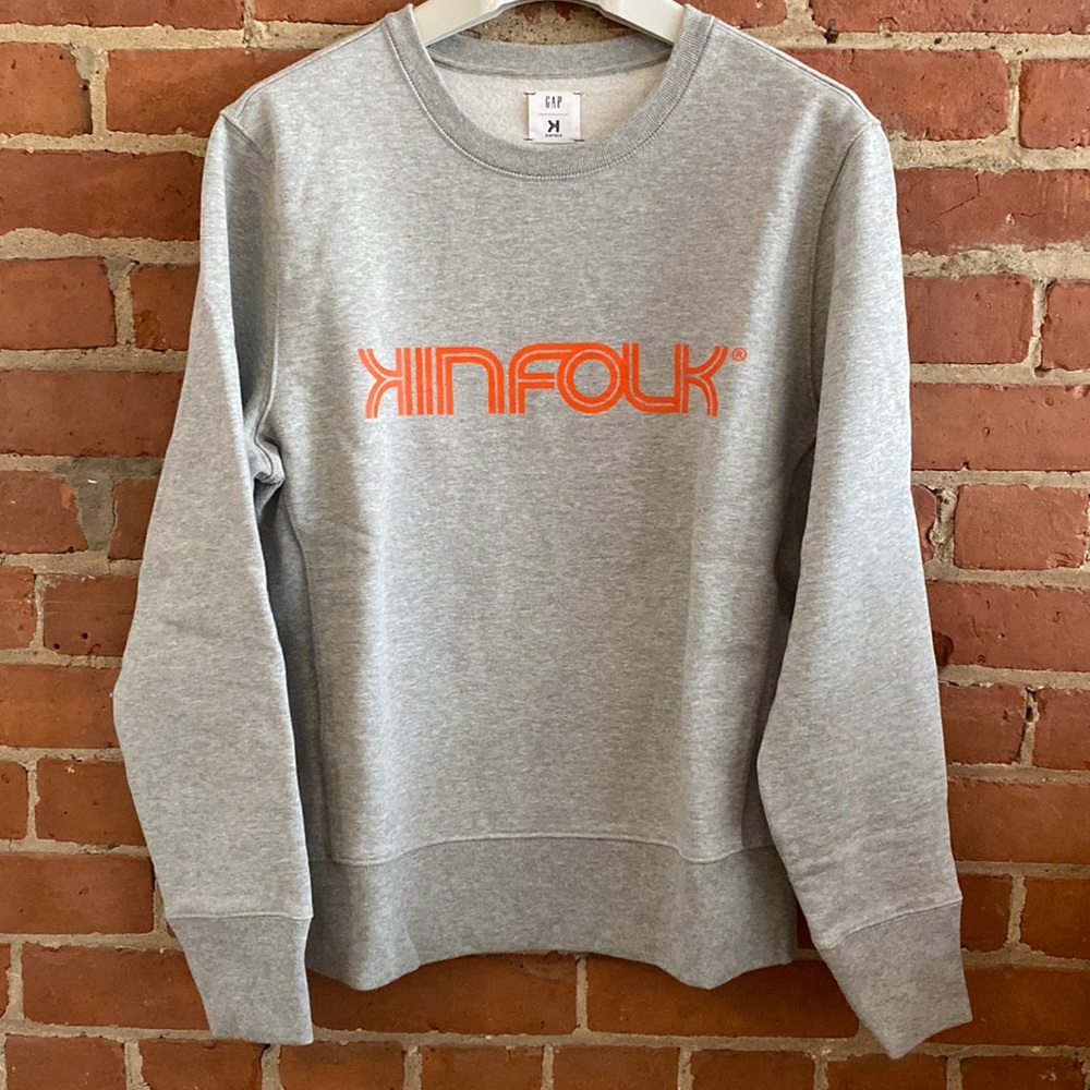 GQ x Gap Kinfolk logo sweatshirt